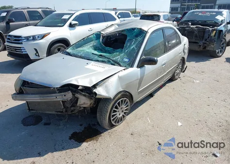 2003 Honda Civic Lx z USA, uszkodzony, nr VIN 2HGES16553H578041